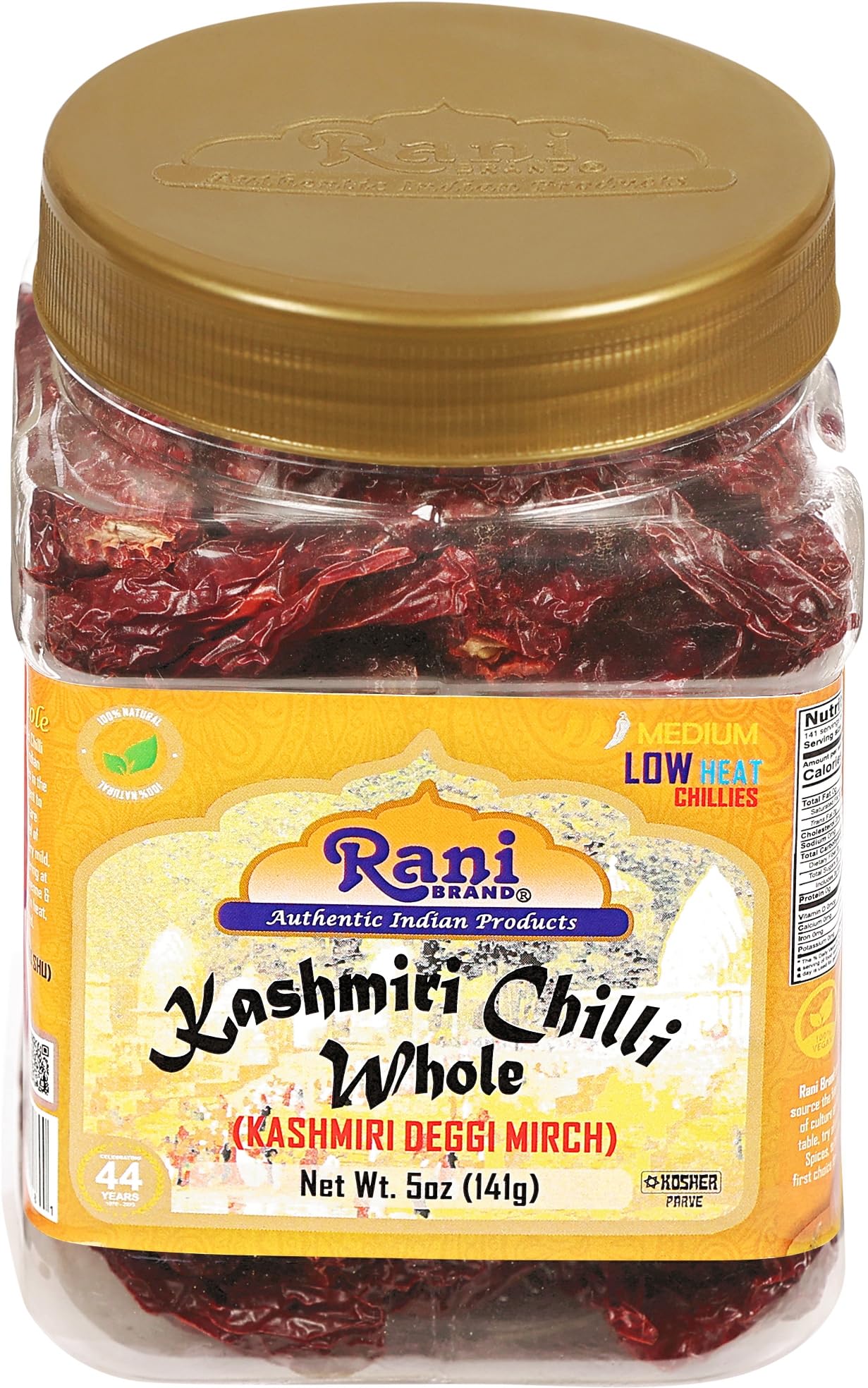 Rani Kashmiri Chilli Whole vegan and gluten-free spice option.