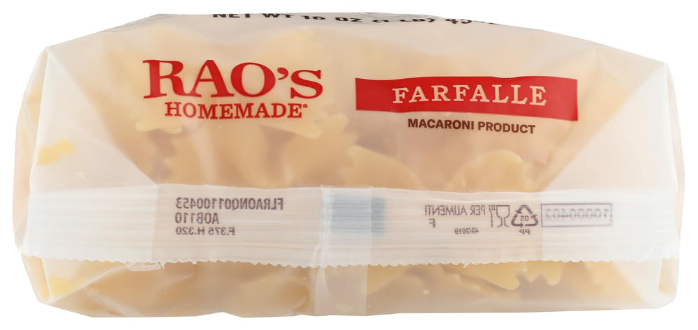 Rao's Farfalle pan-pasta image demonstrates versatile cooking in everyday meals.