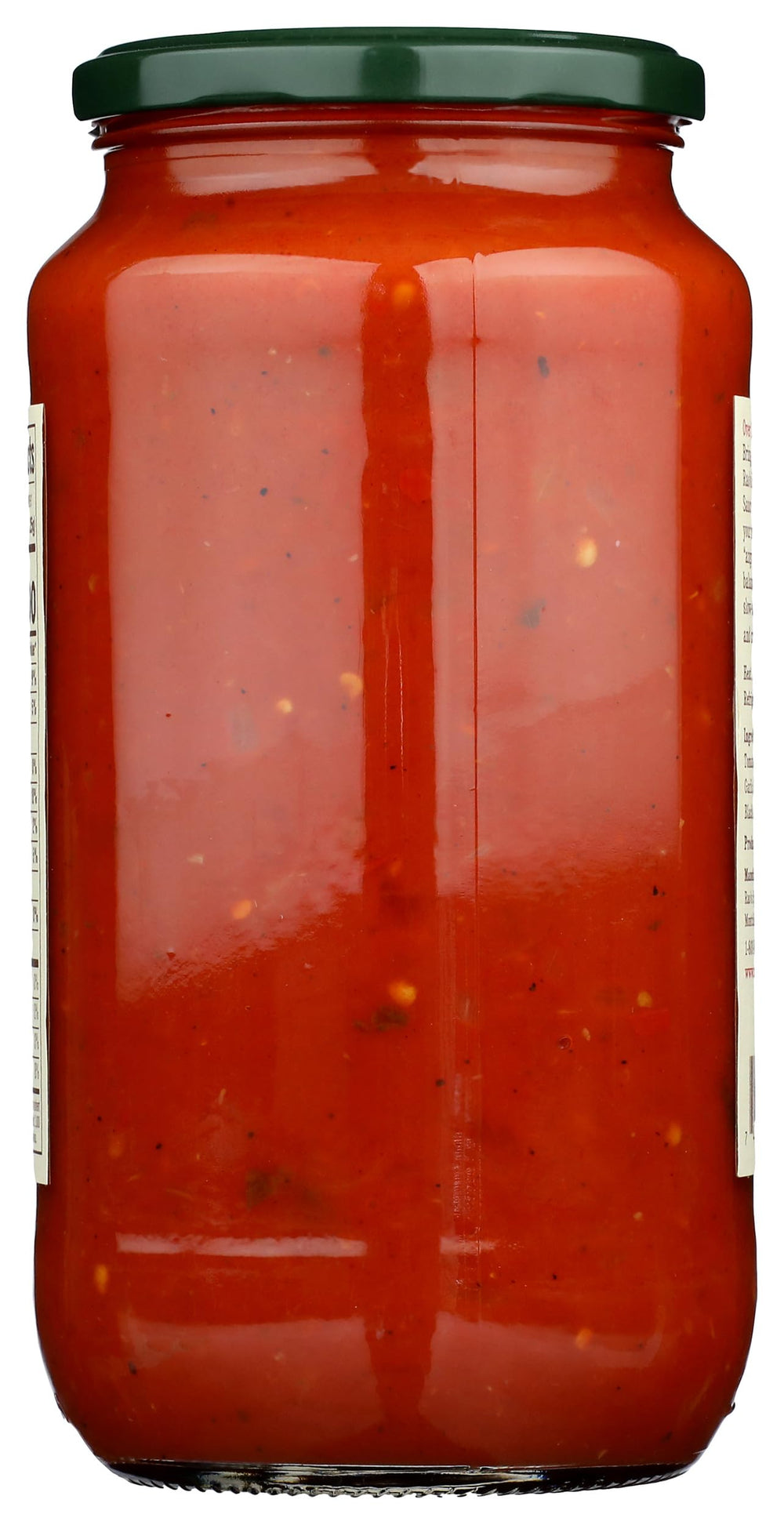 Rao's Arrabbiata sauce bottle being poured for a meal