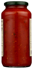 Crushed red pepper visible in Rao's Arrabbiata sauce.