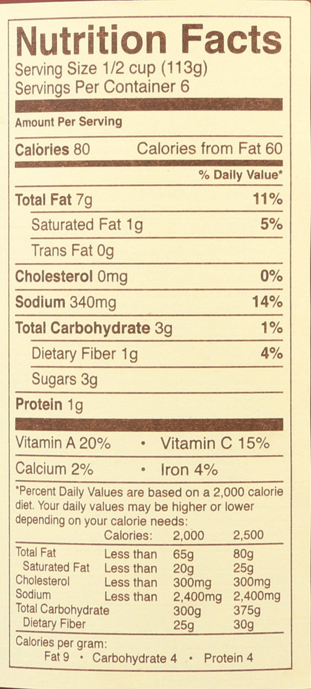 Rao's Arrabbiata sauce ingredients highlight garlic, olive oil, and fresh onions.