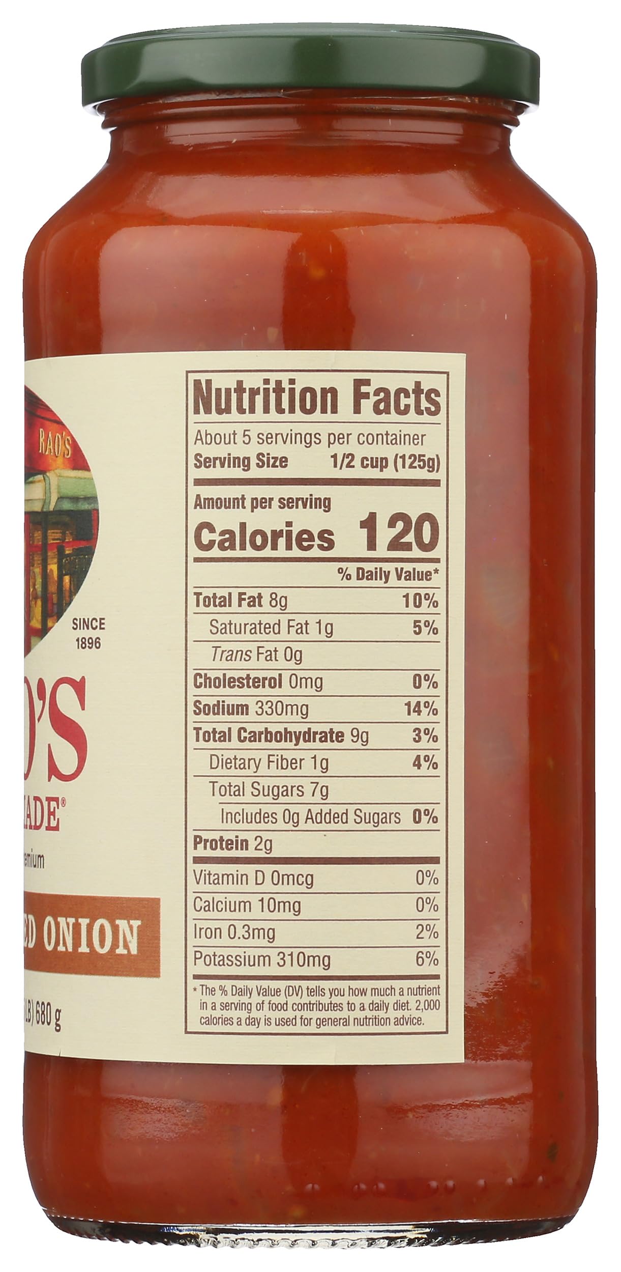 Rao's sauce being poured over steaming pasta, delivering rich Italian flavors.