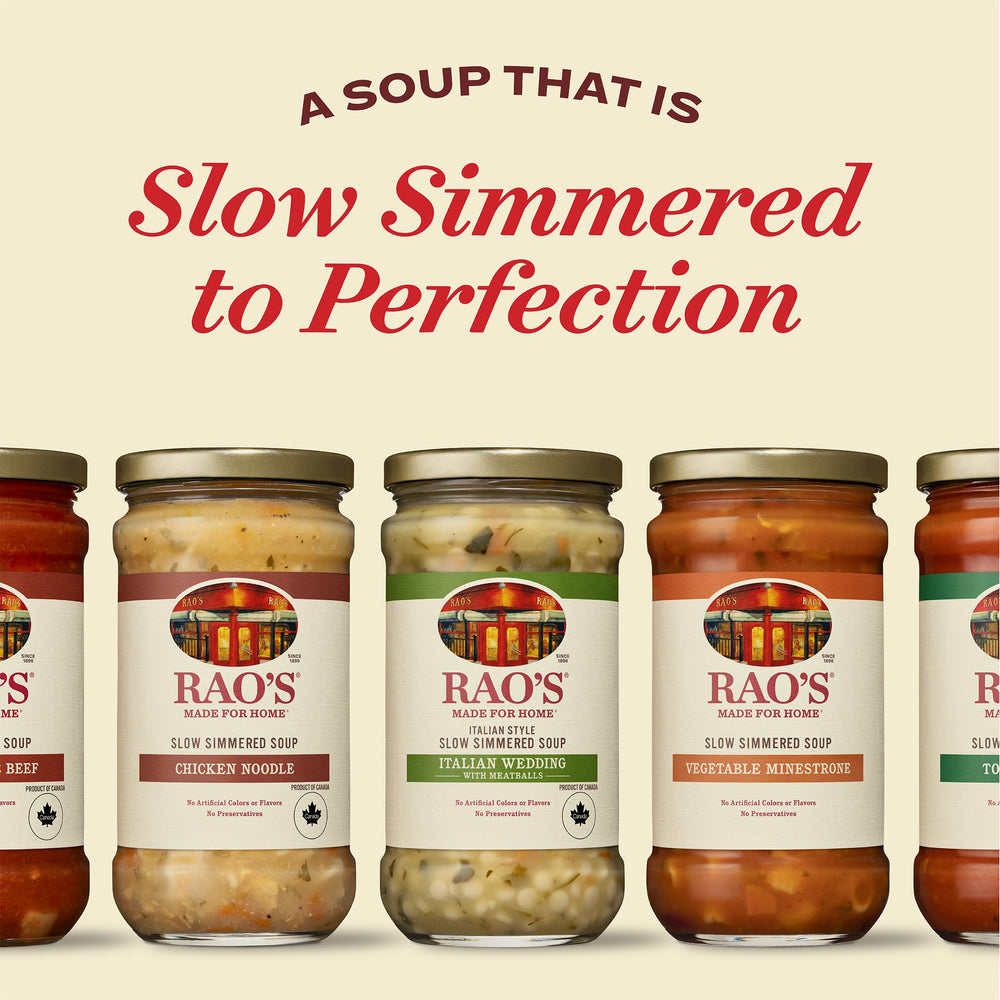 Rao's packaging on shelf, convenient 16oz pack for quick meals