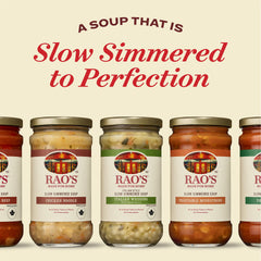 Rao's packaging on shelf, convenient 16oz pack for quick meals