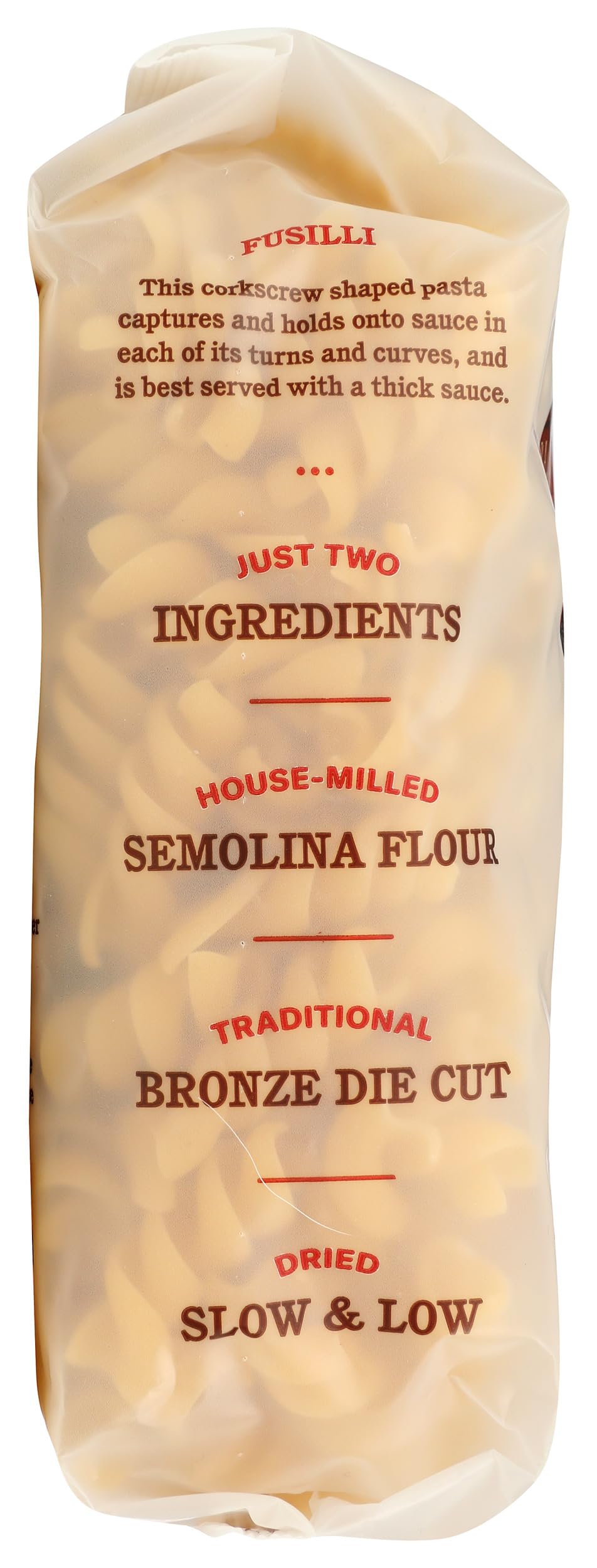 Rao's Fusilli pack 16oz ideal for family meals