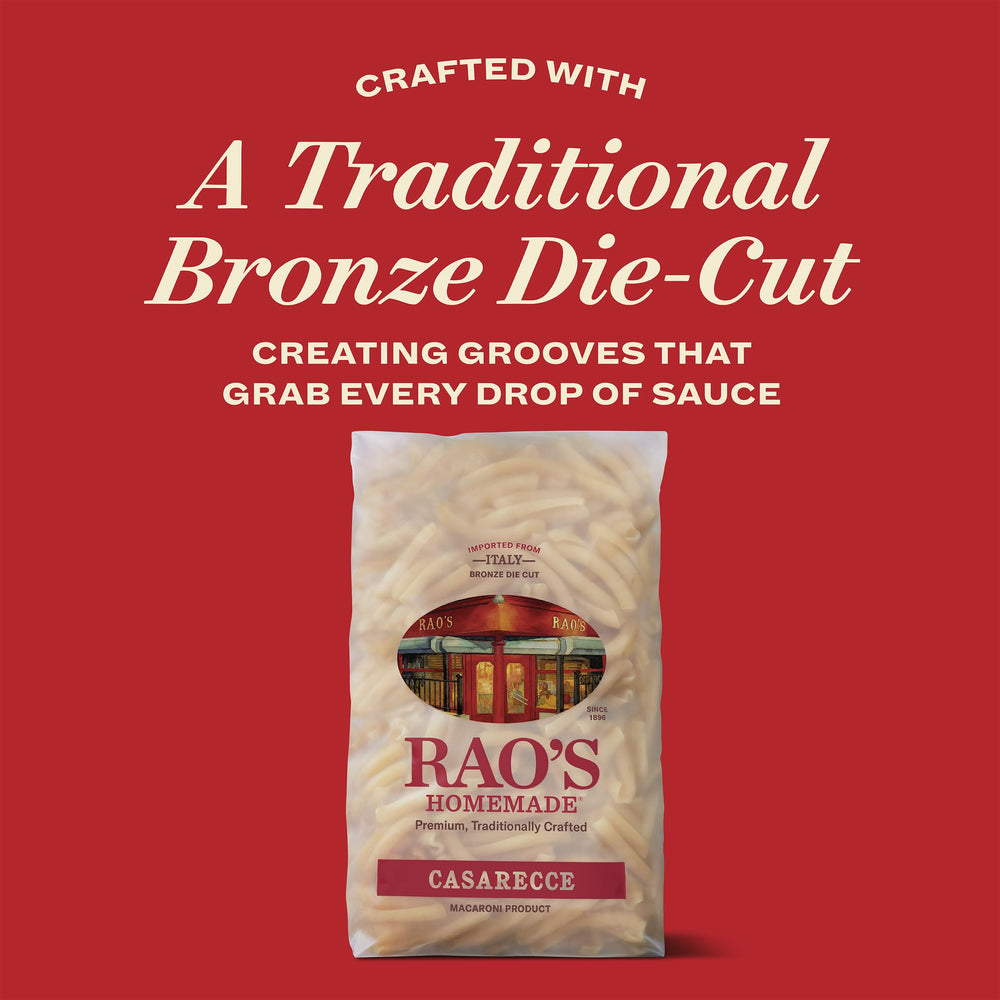 Rao's Italian import label signals authentic craftsmanship.