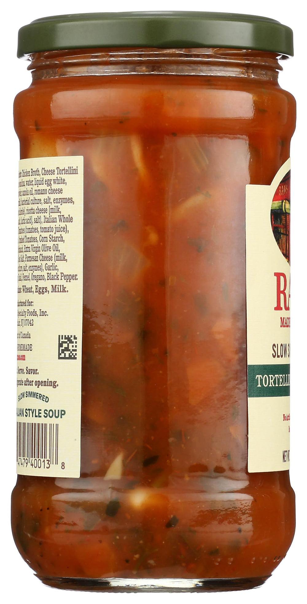 Rao's label on jar highlights traditional, quality ingredients