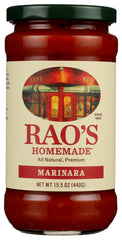 Rao's Homemade Marinara jar on kitchen counter ready for pasta night