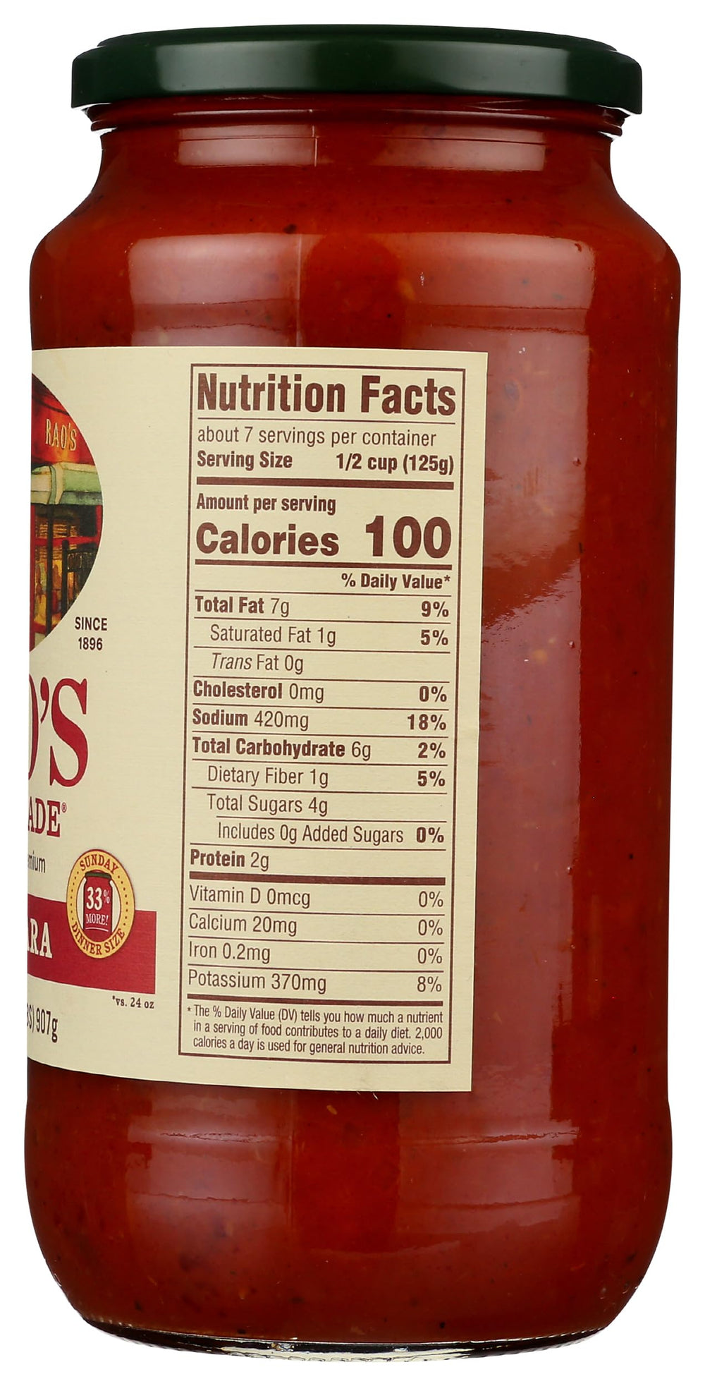 Rao's Marinara with onions and garlic aroma for flavorful recipes