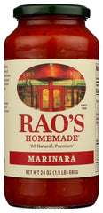 Rao's Marinara Sauce 24oz jar ready for family pasta meals