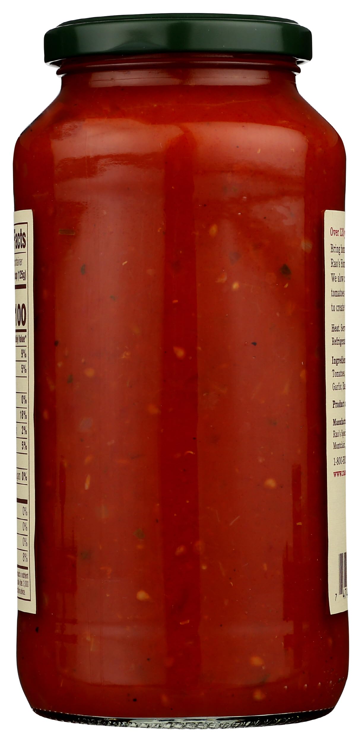 Rao's Italian tomatoes and olive oil in sauce for rich flavor