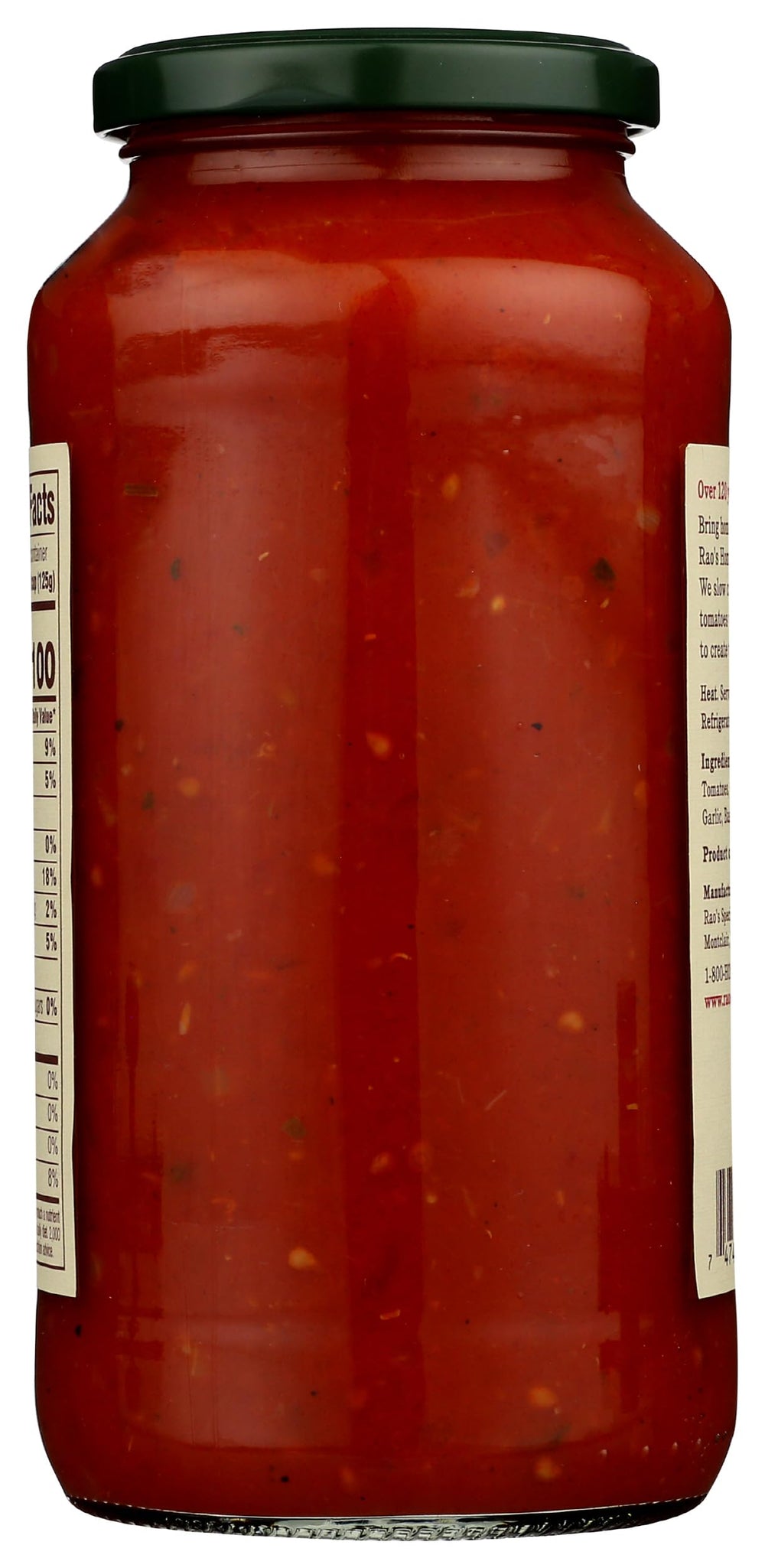 Rao's Italian tomatoes and olive oil in sauce for rich flavor