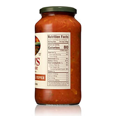 Raos sauce label highlighting premium all-natural ingredients