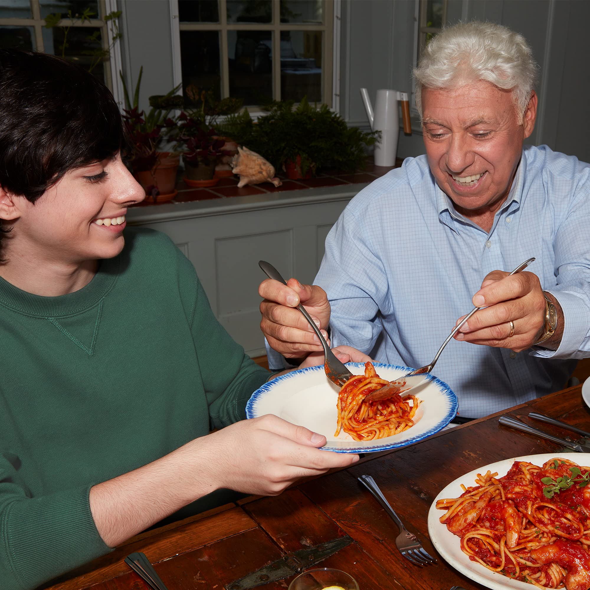  plated pasta with Rao's Roasted Red Pepper Sauce showcases authentic Italian flavor