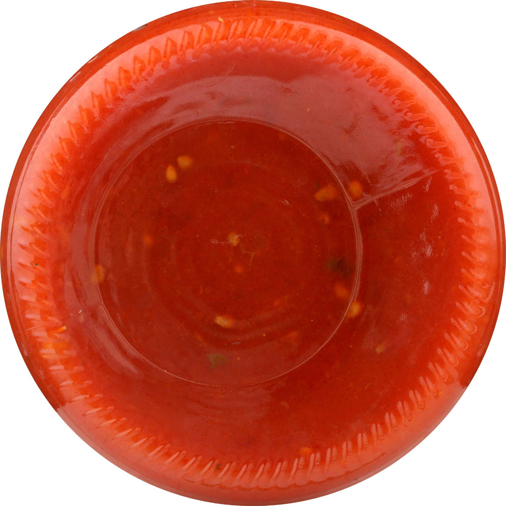 Rao's Sensitive Sauce glass bottle stacking - easy to organize in pantries.