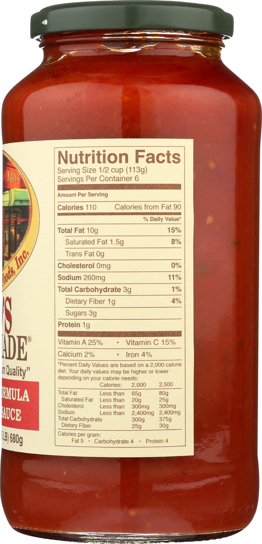 Rao's Sensitive Sauce kitchen scene - premium Italian flavor at home.