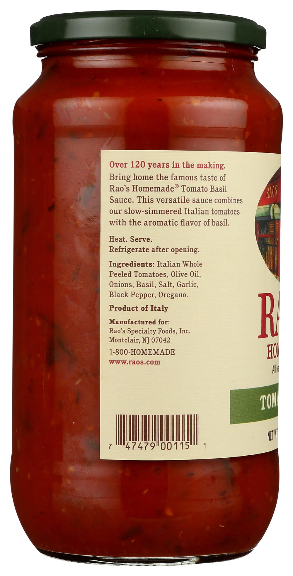Rao's sauce simmered with meatballs creates a comforting dinner base.