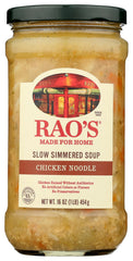 Rao's Made for Home Chicken Noodle Soup bowl ready for a quick comforting dinner.