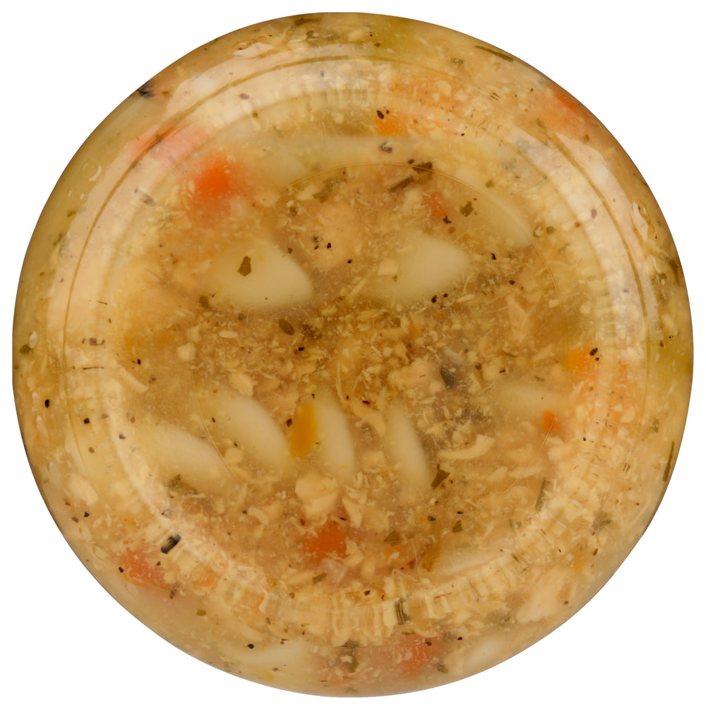 Ideal starter or main with vegetables in Rao's soup.