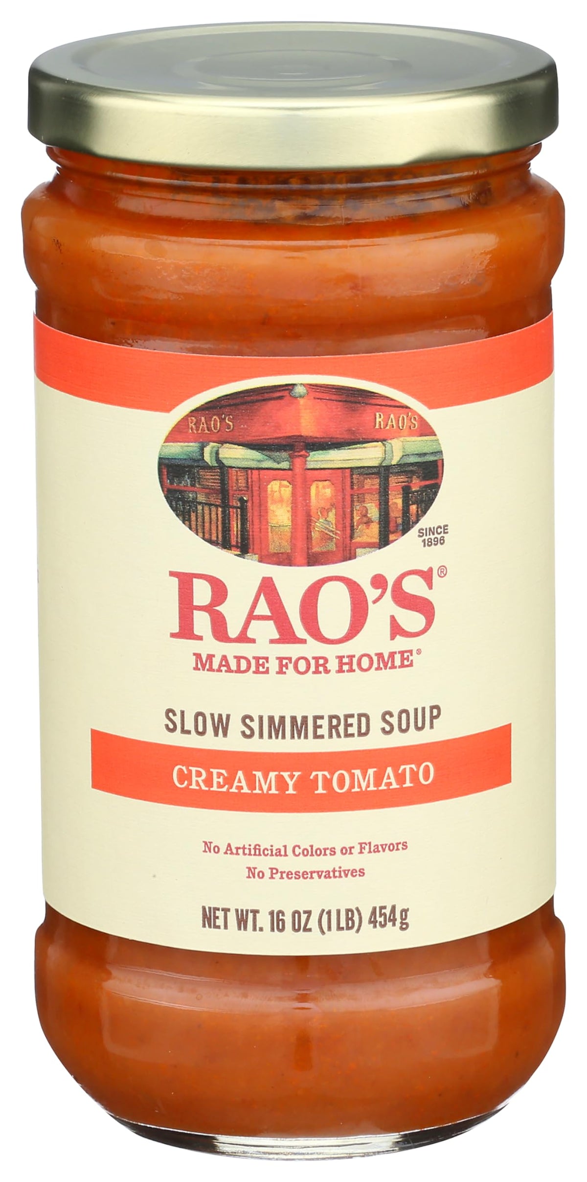 Rao's Made for Home creamy tomato soup in a bowl, velvety texture and rich aroma.