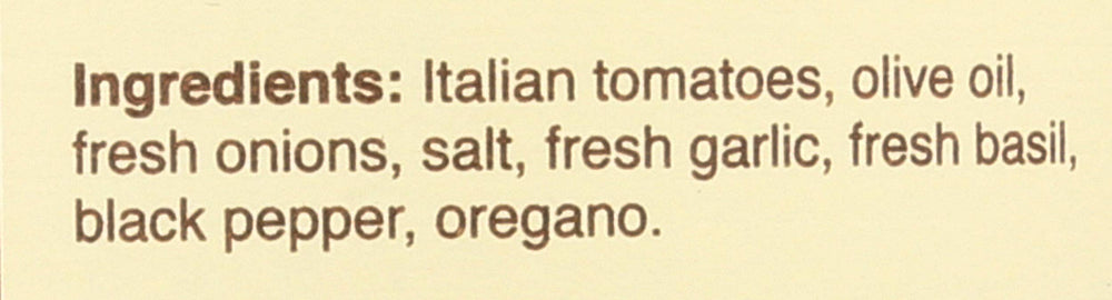 Rao's Marinara with Italian tomatoes and olive oil as a classic base
