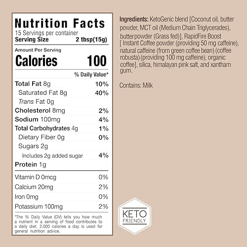 Rapid Fire Keto Coffee Pods cup with crema and caramel aroma