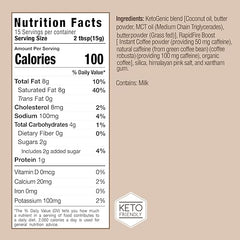 Rapid Fire Keto Coffee Pods cup with crema and caramel aroma
