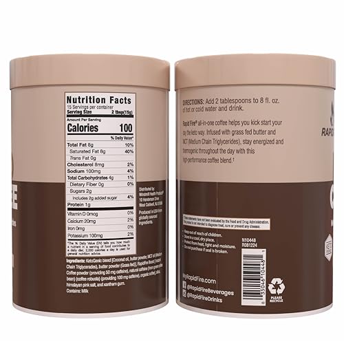 Rapid Fire Keto Coffee Pods being dispensed for quick, convenient brewing
