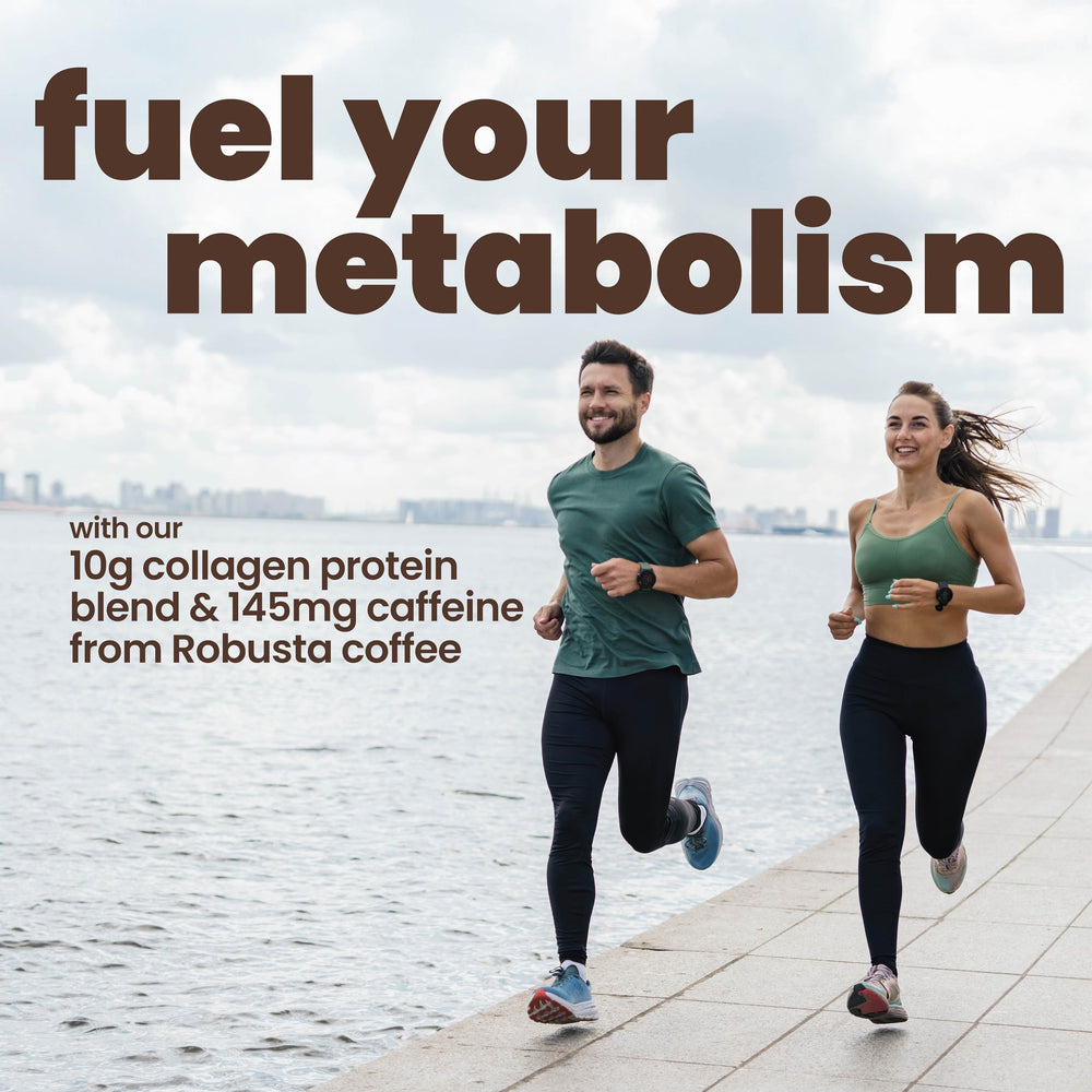 Rapid Fire Protein Coffee served hot or over ice for versatile enjoyment.
