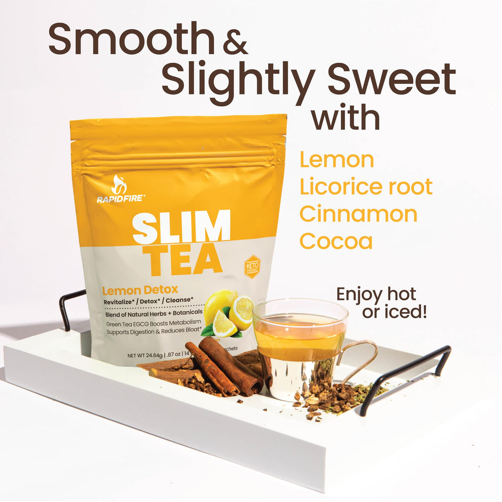 Rapid Fire Slim Tea herbs and botanicals blend highlights natural ingredients for wellness