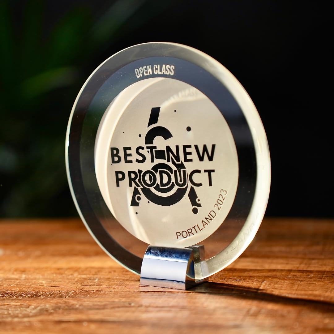 Rarebird Px Coffee award badge signals recognition for innovation in caffeine alternatives.