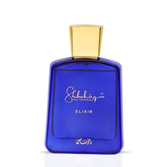 Close-up of cap on Rasasi Shuhrah Elixir Pour Homme highlighting premium craftsmanship