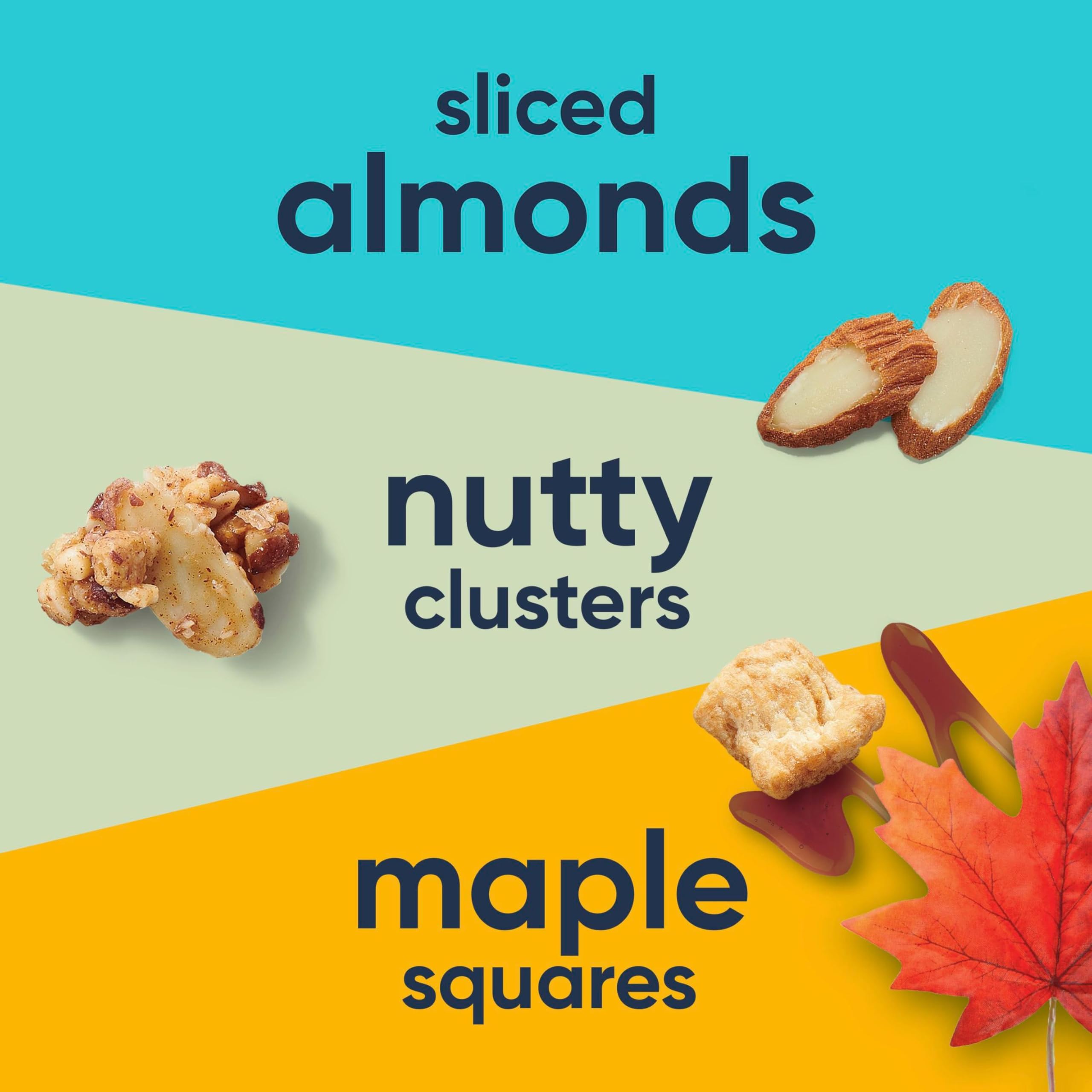 Ratio Trio Maple Almond Crunch nutty clusters close-up showing texture