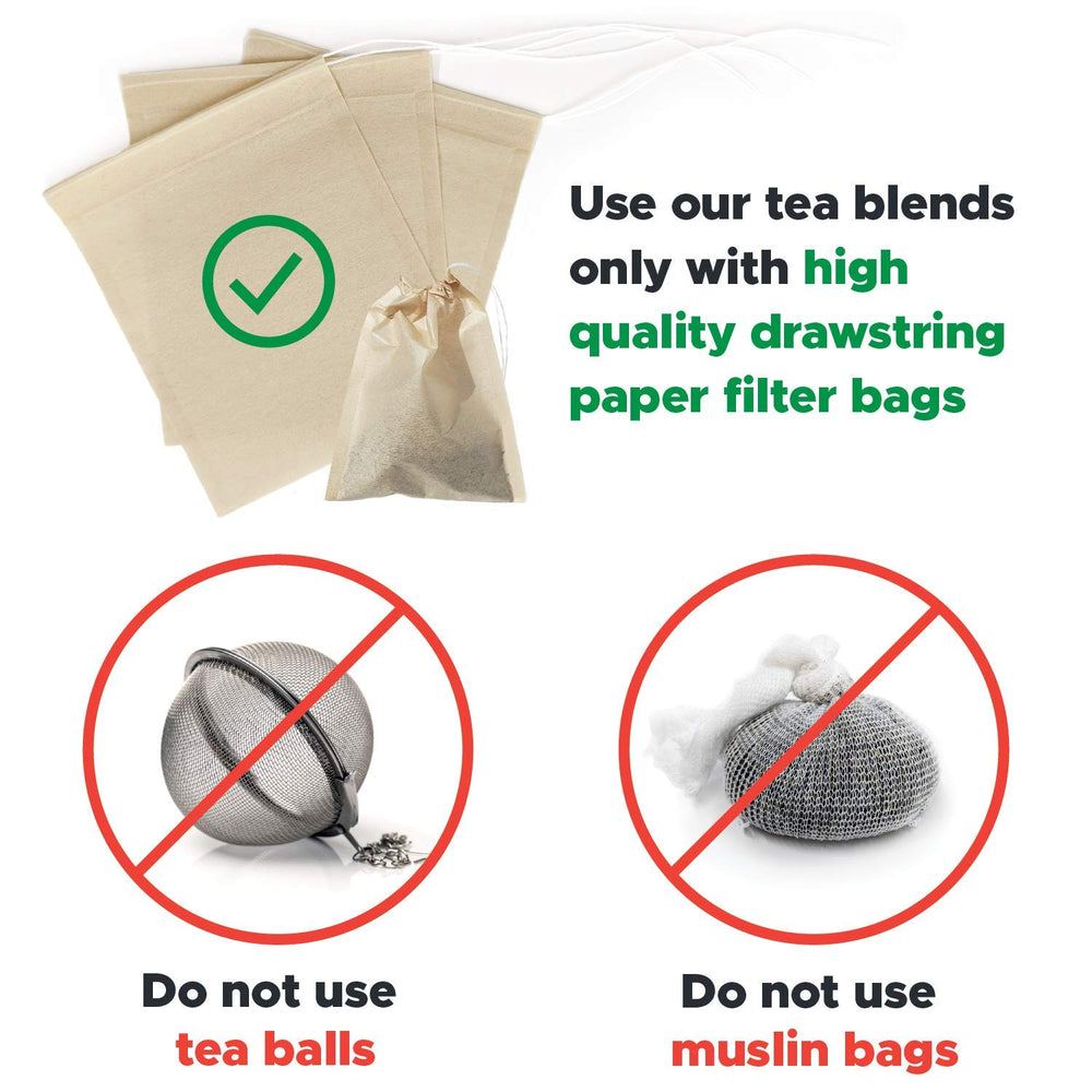 Raw Brewing Co kombucha tea loose leaf in packaging; sustainable sourcing from family farms.
