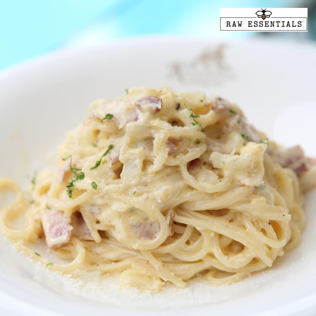 Raw Essentials Parmesan Cheese Powder stirred into risotto for depth