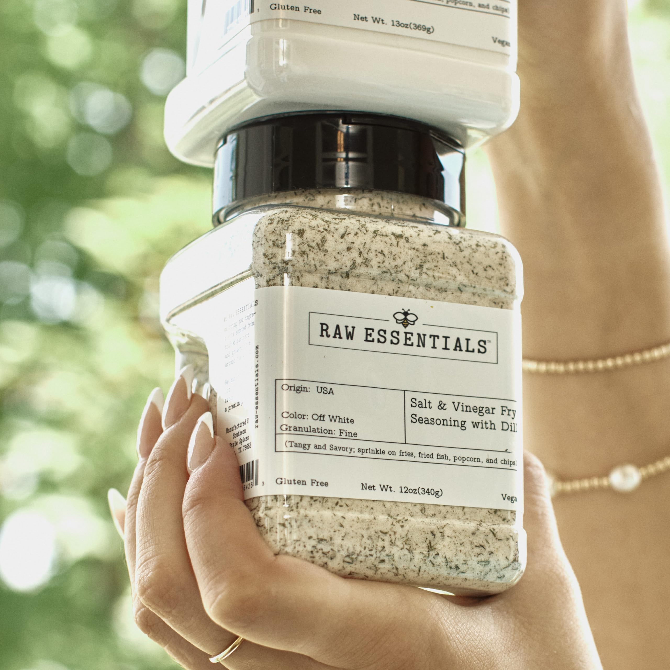 Raw Essentials salt-vinegar-dill on popcorn adds crisp dill notes