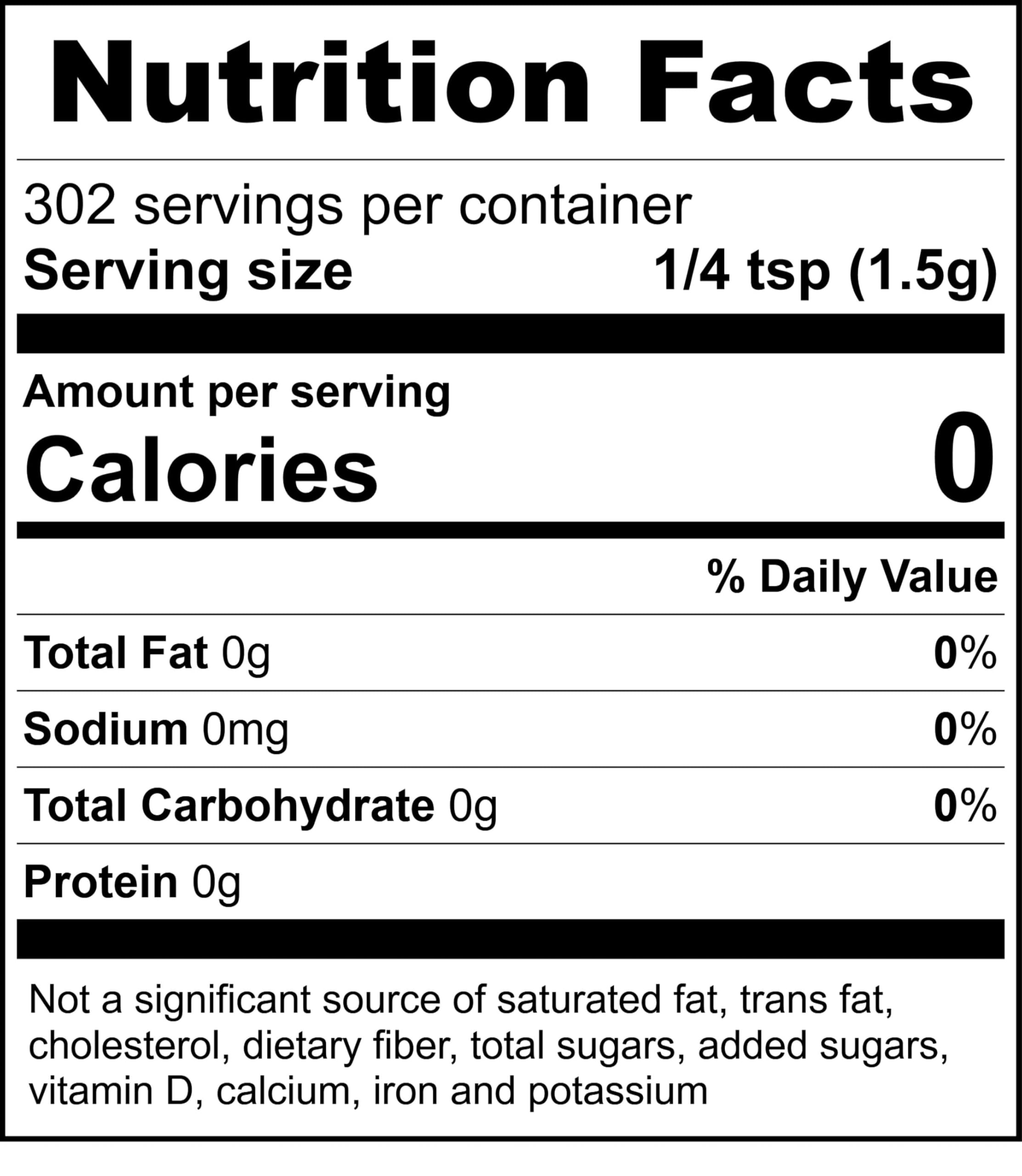 Raw Essentials Sodium Citrate dihydrate ingredients label highlighting purity