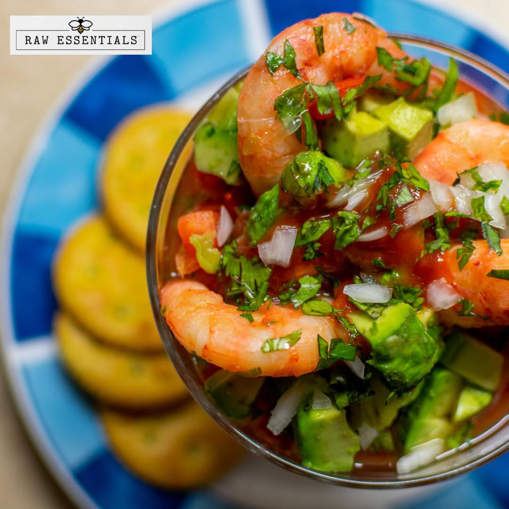 Raw Essentials Worcestershire Powder in saucepan enhancing savory sauces and gravies.