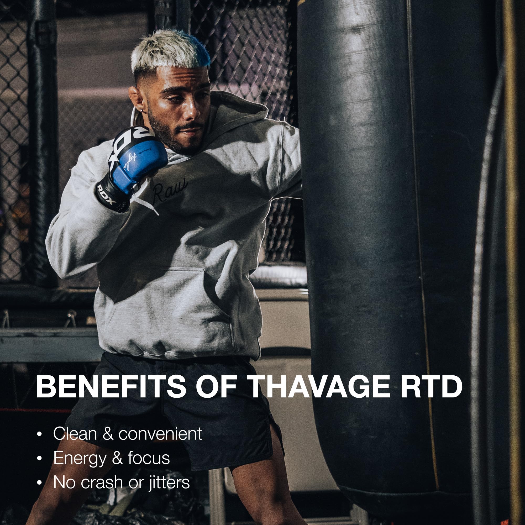 12 pack RAW Thavage RTD for convenient weekly workouts