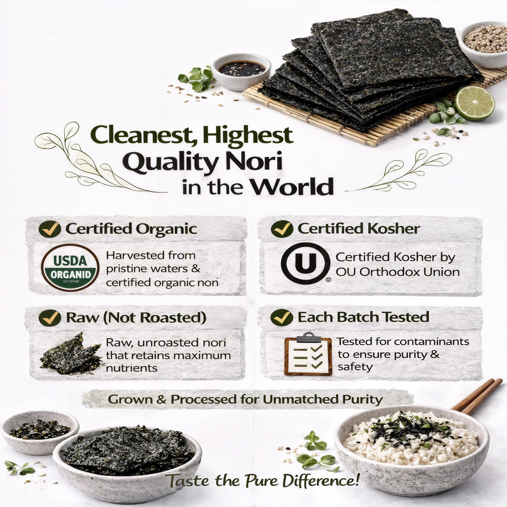 Rawnori sushi-wrap application image showcasing thin sheets for wraps.