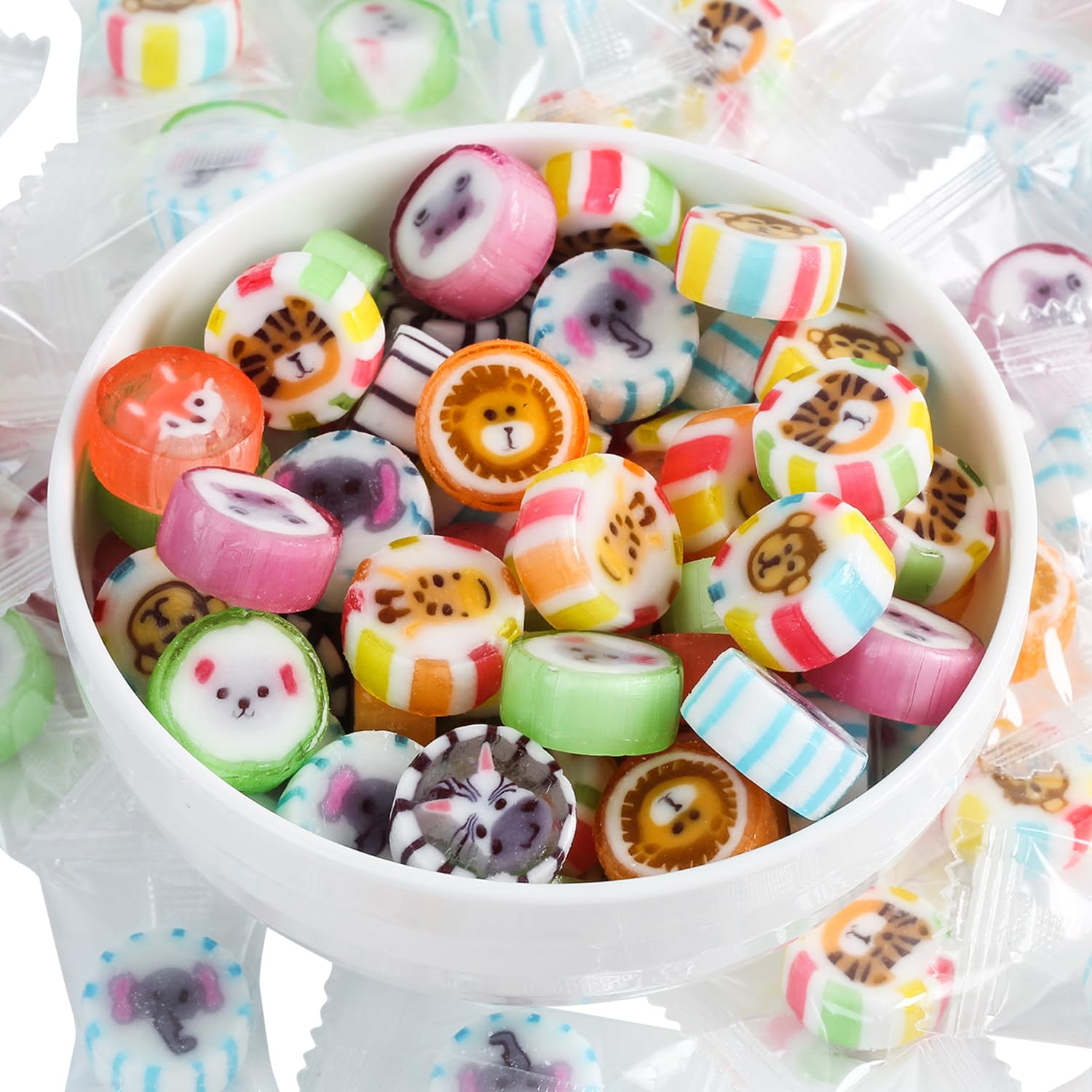 RBBZ Animal Candy 1lb bulk bag closeup; perfect for party favors and sharing