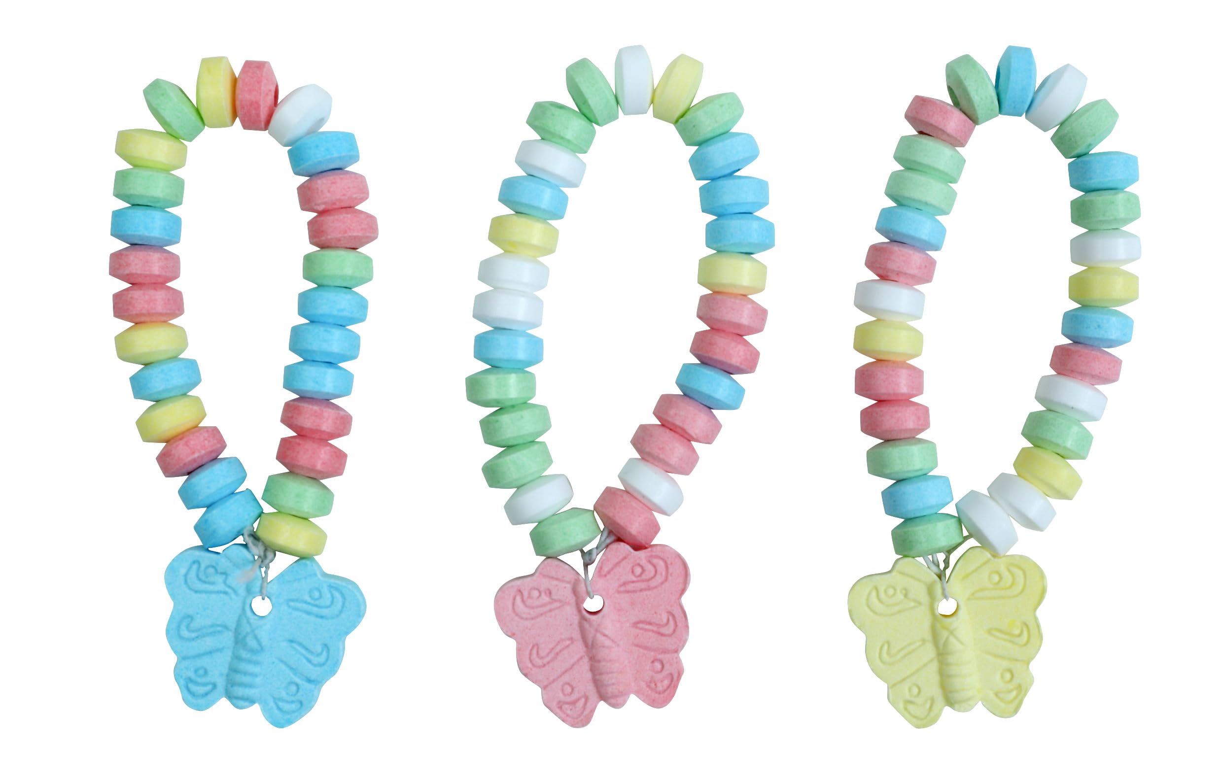 RBBZ Party butterfly candy bracelets open pack, ready for quick party favors.