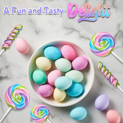 RBBZ Party twist lollipop on a 4-inch stick, ideal for egg hunts.