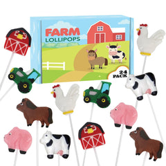 RBBZ Party farm candy lollipops bulk pack for party favors.