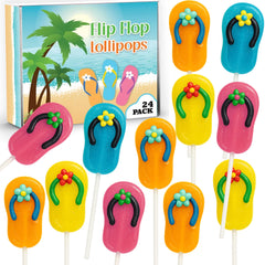 RBBZ Party Flip Flop Candy Lollipops with beach design, ideal for summer celebrations
