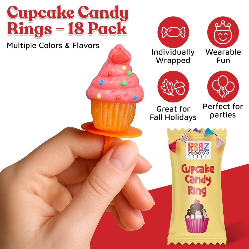 RBBZ Party individually wrapped candy rings ideal for classroom rewards