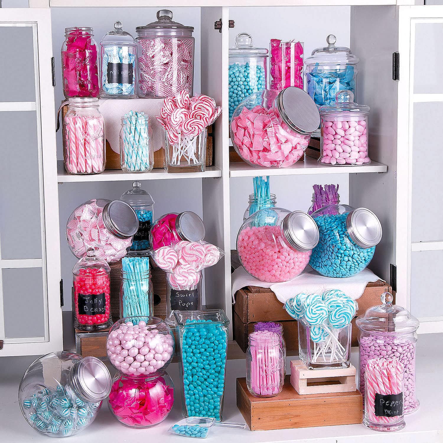RBBZ Party pink swirl lollipops made in USA, trusted for quality party treats.