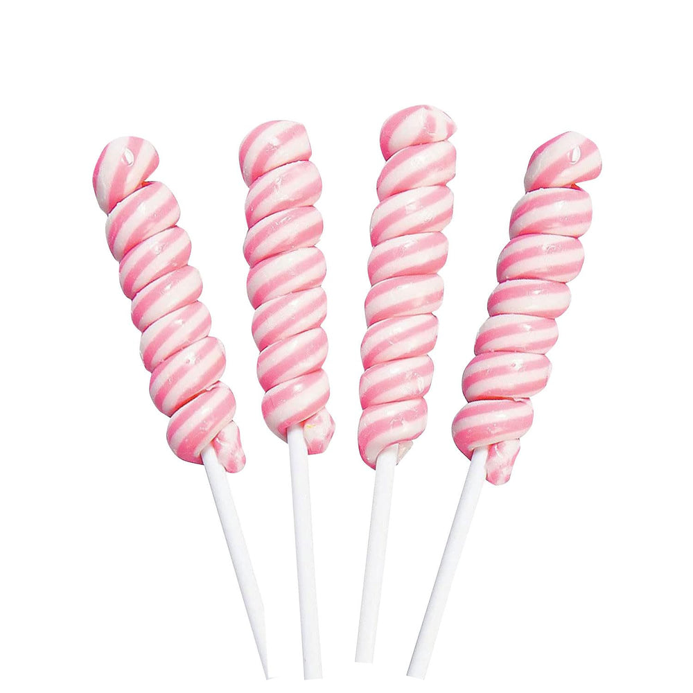 RBBZ Party pink unicorn suckers for baby showers and gender reveals, perfect dessert accents.