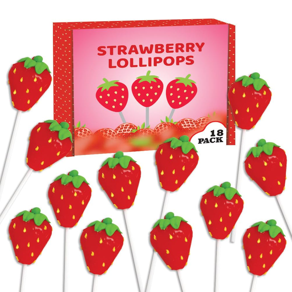 RBBZ Party strawberry-shaped-lollipops pack for party favors and sweet moments.