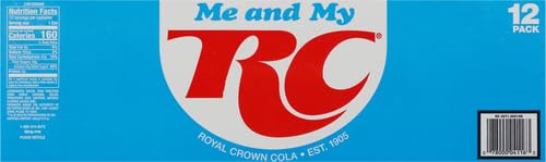RC Cola bottle label shows heritage and quality.